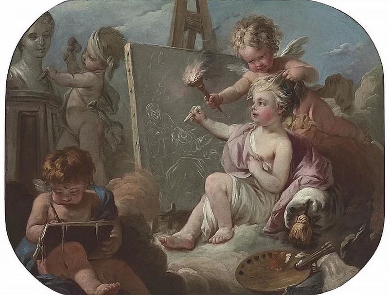 Un'allegoria delle arti